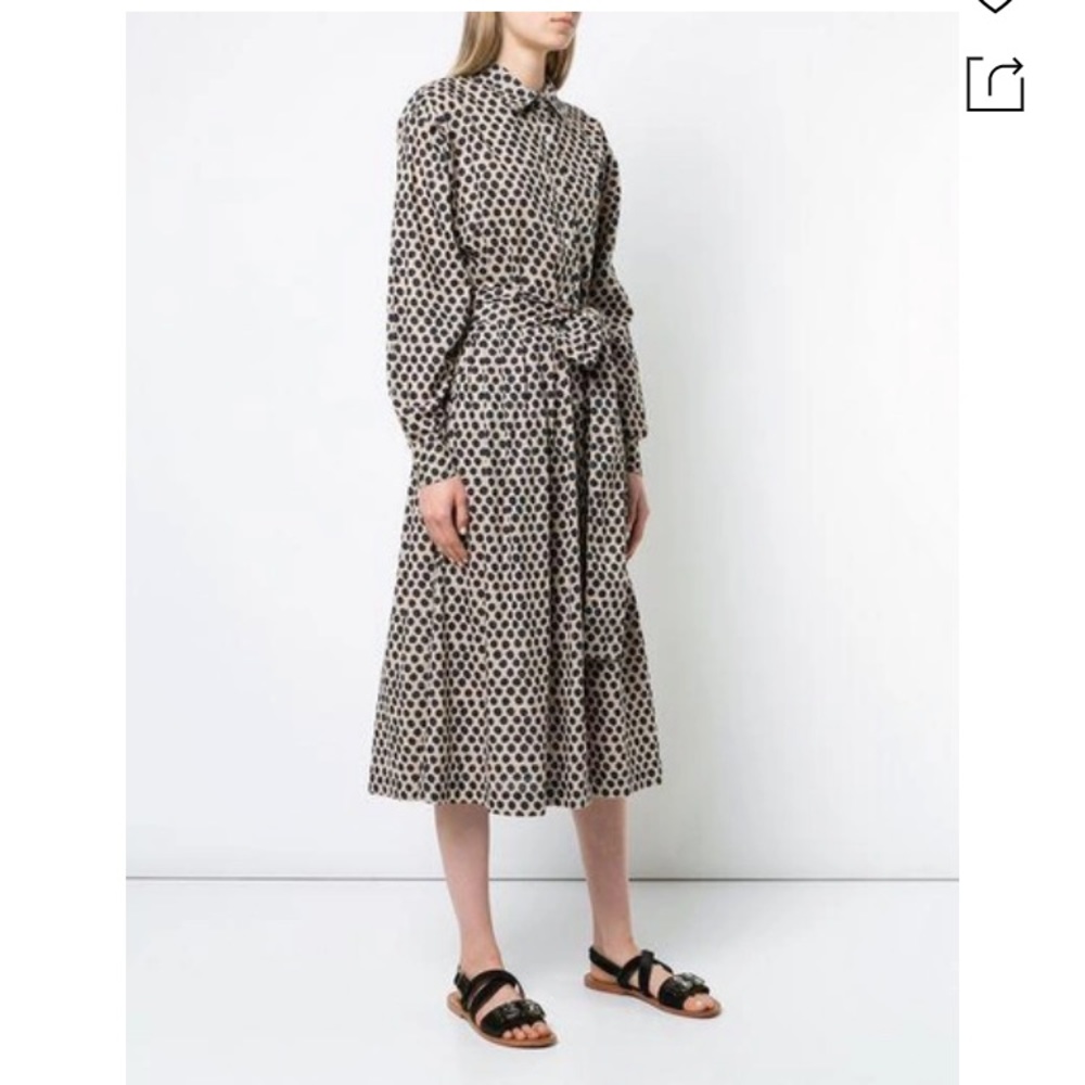 Rhode Resort Polka Dot Shirt Dress